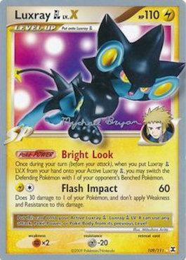 Luxray GL LV.X (109/111) (Happy Luck - Mychael Bryan) [World Championships 2010] | Odin's Place