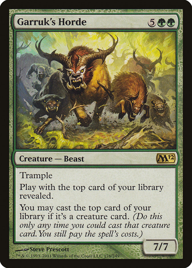 Garruk's Horde (176) [Magic 2012] | Odin's Place