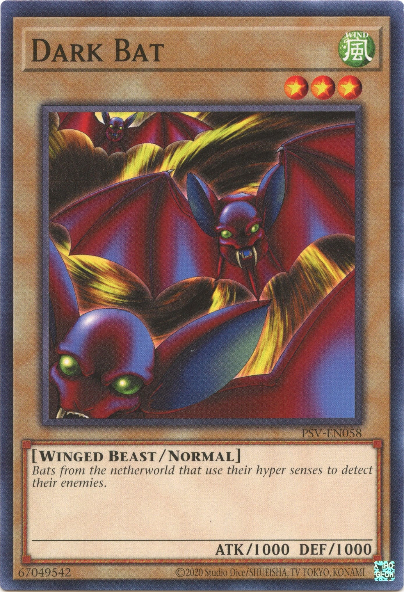 Dark Bat (25th Anniversary) [PSV-EN058] Common | Odin's Place