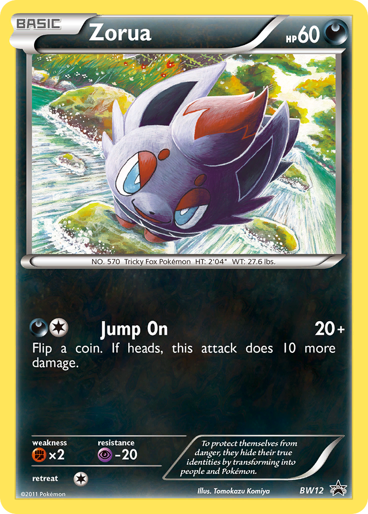 Zorua (BW12) [Black & White: Black Star Promos] | Odin's Place