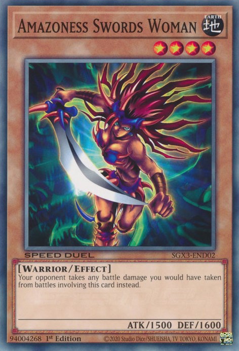 Amazoness Swords Woman [SGX3-END02] Common | Odin's Place