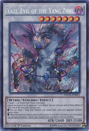 Yazi, Evil of the Yang Zing [NECH-EN051] Secret Rare | Odin's Place