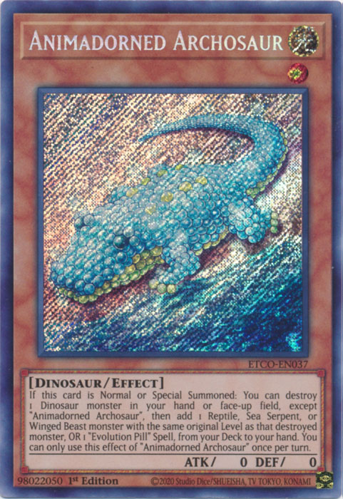 Animadorned Archosaur [ETCO-EN037] Secret Rare | Odin's Place