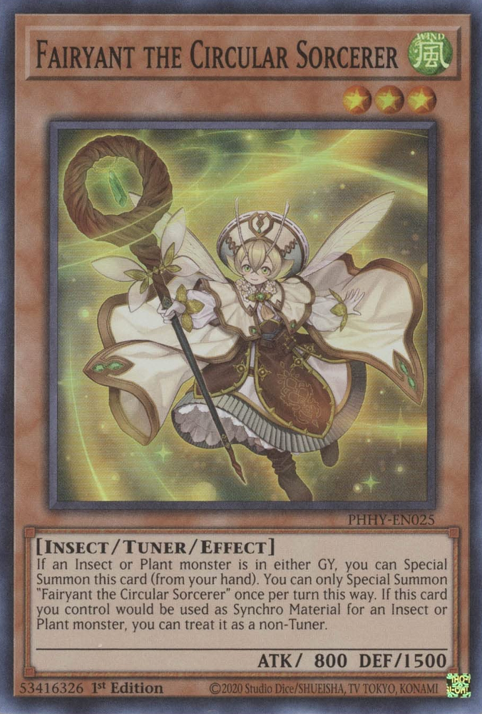 Fairyant the Circular Sorcerer [PHHY-EN025] Super Rare | Odin's Place