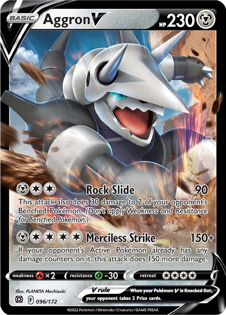 Aggron V (096/172) [Sword & Shield: Brilliant Stars] | Odin's Place