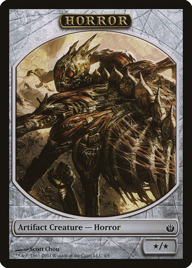 Horror Token (4) [Mirrodin Besieged Tokens] | Odin's Place