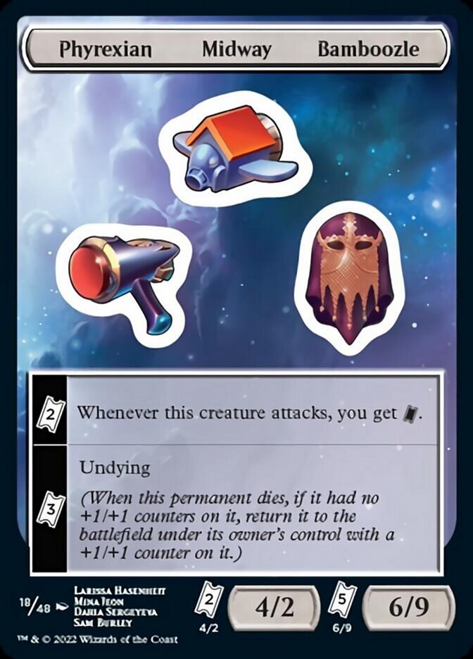 Phyrexian Midway Bamboozle [Unfinity Stickers] | Odin's Place