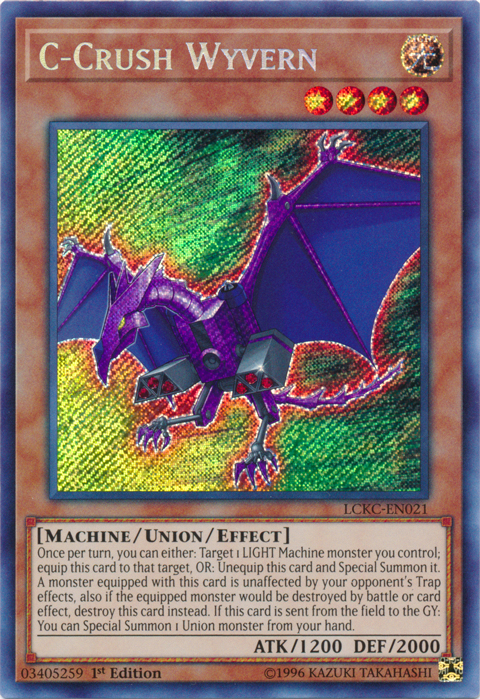 C-Crush Wyvern [LCKC-EN021] Secret Rare | Odin's Place