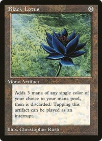 Black Lotus (39822) (Oversized) [Oversize Cards] | Odin's Place