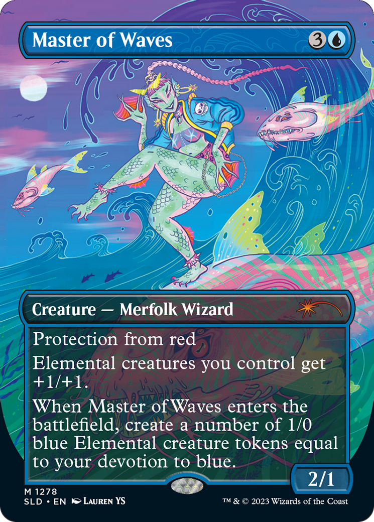 Master of Waves (Borderless) [Secret Lair Drop Series] | Odin's Place