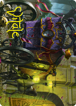 Honeymoon Hearse Art Card (Gold-Stamped Signature) [Innistrad: Crimson Vow Art Series] | Odin's Place