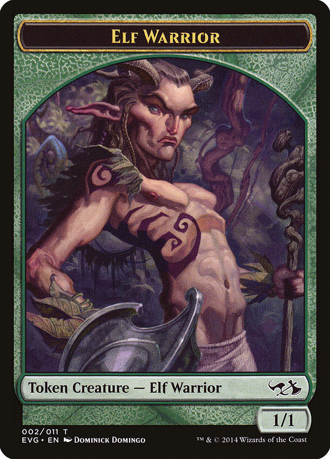 Elf Warrior Token (2) (Elves vs. Goblins) [Duel Decks Anthology Tokens] | Odin's Place