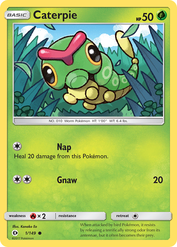 Caterpie (1/149) [Sun & Moon: Base Set] | Odin's Place