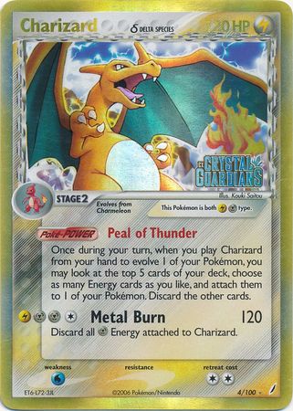 Charizard (4/100) (Delta Species) (Stamped) [EX: Crystal Guardians] | Odin's Place