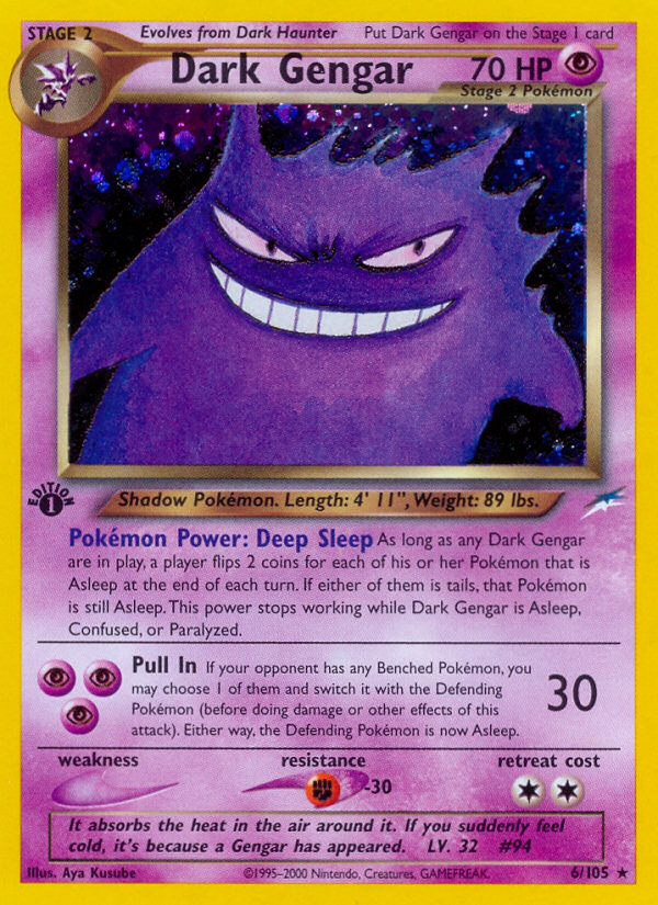 Dark Gengar (6/105) [Neo Destiny 1st Edition] | Odin's Place