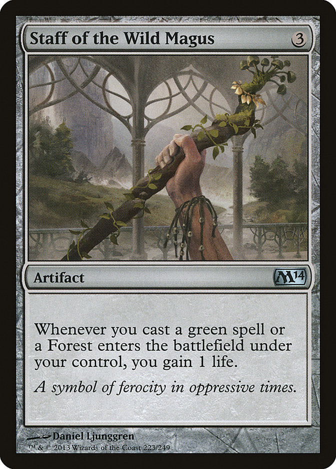 Staff of the Wild Magus (223) [Magic 2014] | Odin's Place