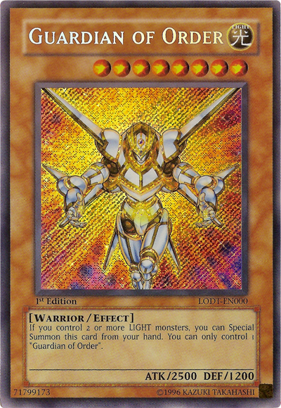 Guardian of Order [LODT-EN000] Secret Rare | Odin's Place
