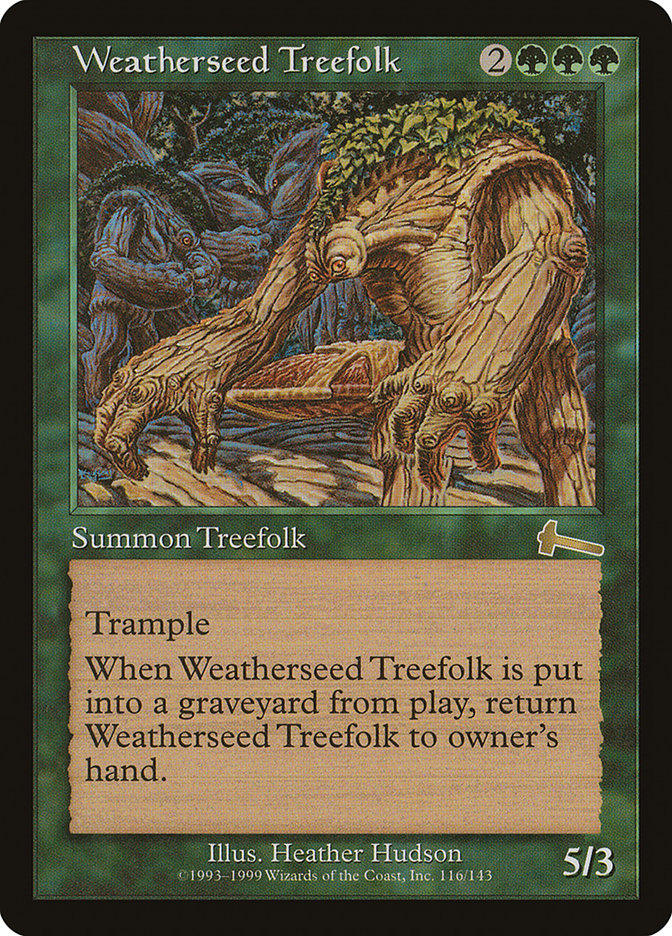 Weatherseed Treefolk (116) [Urza's Legacy] | Odin's Place