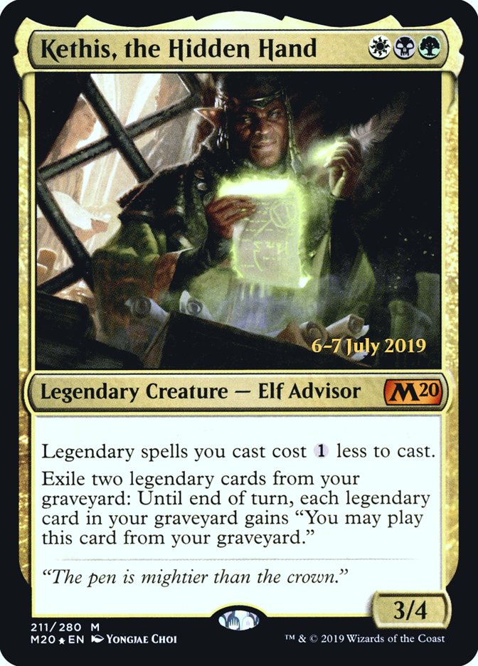 Kethis, the Hidden Hand [Core Set 2020 Prerelease Promos] | Odin's Place