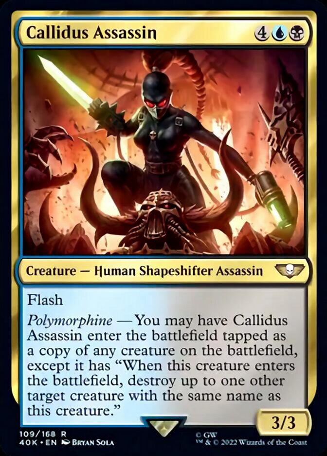 Callidus Assassin (Surge Foil) [Warhammer 40,000] | Odin's Place