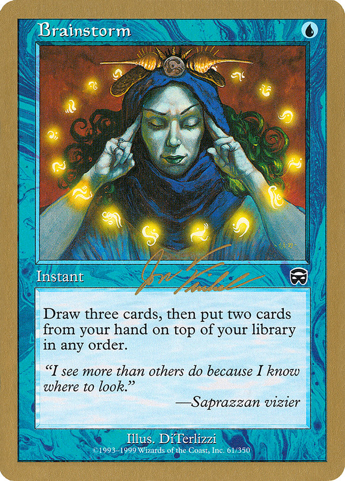 Brainstorm (Jon Finkel) [World Championship Decks 2000] | Odin's Place