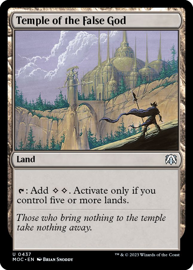 Temple of the False God [March of the Machine Commander] | Odin's Place