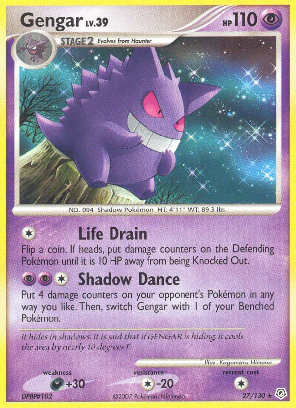 Gengar (27/130) [Diamond & Pearl: Base Set] | Odin's Place