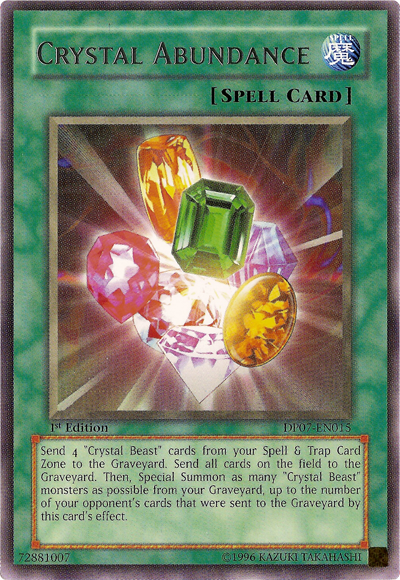 Crystal Abundance [DP07-EN015] Rare | Odin's Place