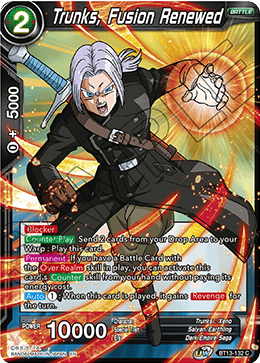 Trunks, Fusion Renewed (Common) (BT13-132) [Supreme Rivalry] | Odin's Place