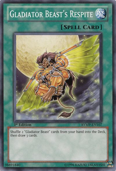 Gladiator Beast's Respite [RYMP-EN107] Common | Odin's Place