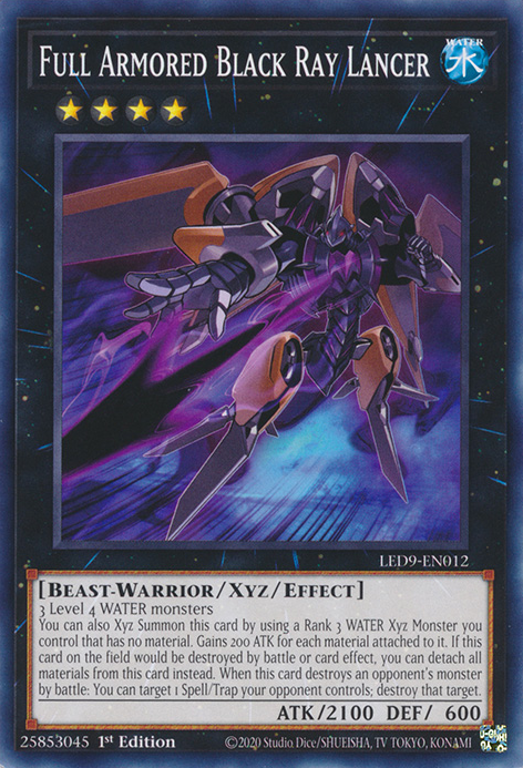 Full Armored Black Ray Lancer [LED9-EN012] Common | Odin's Place