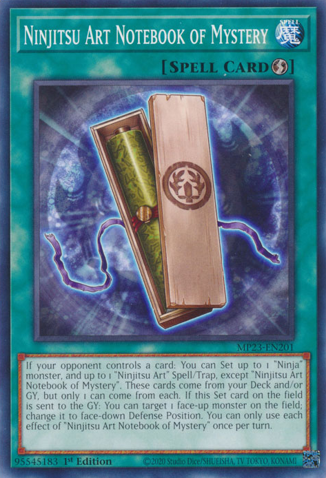 Ninjitsu Art Notebook of Mystery [MP23-EN201] Common | Odin's Place