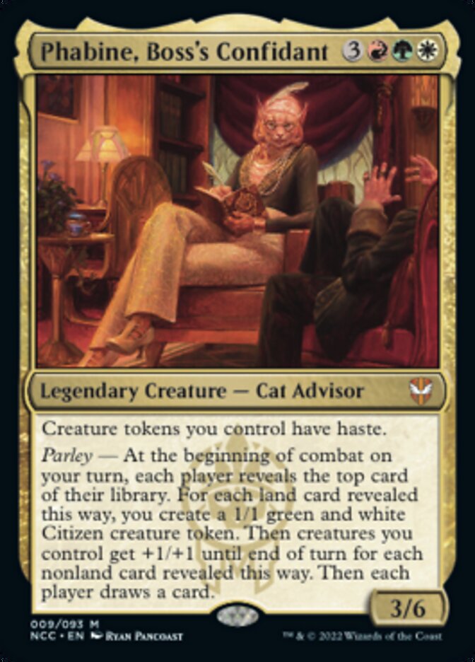 Phabine, Boss's Confidant [Streets of New Capenna Commander] | Odin's Place