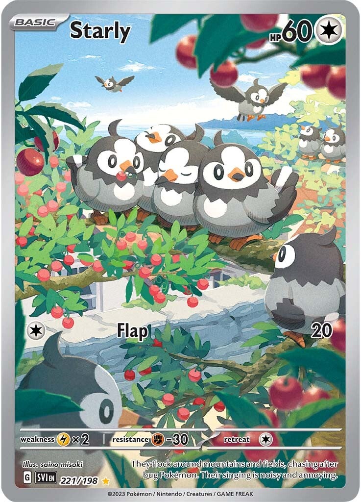 Starly (221/198) [Scarlet & Violet: Base Set] | Odin's Place
