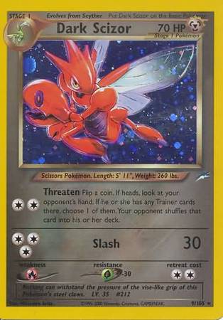 Dark Scizor (9/105) [Neo Destiny Unlimited] | Odin's Place