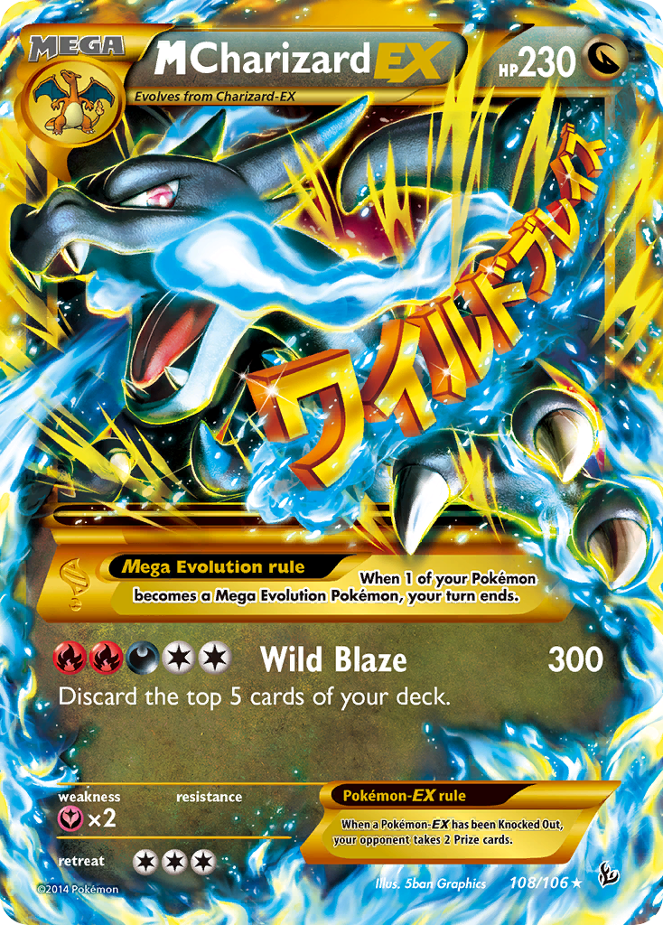 M Charizard EX (108/106) [XY: Flashfire] | Odin's Place