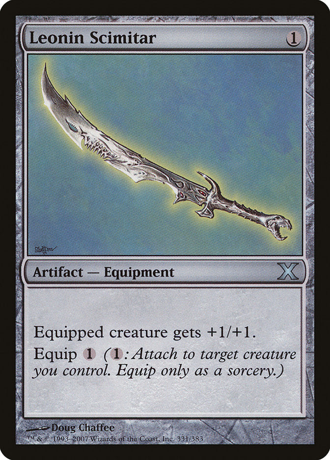 Leonin Scimitar (331) [Tenth Edition] | Odin's Place