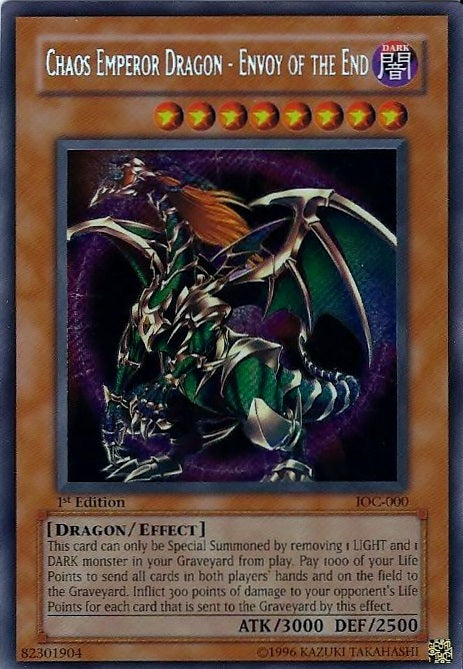 Chaos Emperor Dragon - Envoy of the End [IOC-000] Secret Rare | Odin's Place