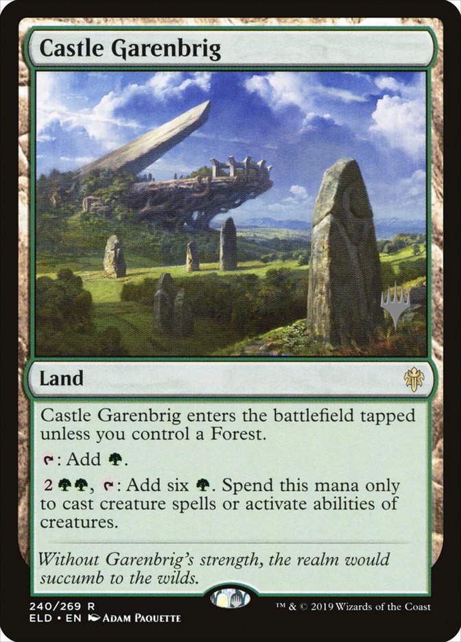 Castle Garenbrig (Promo Pack) [Throne of Eldraine Promos] | Odin's Place