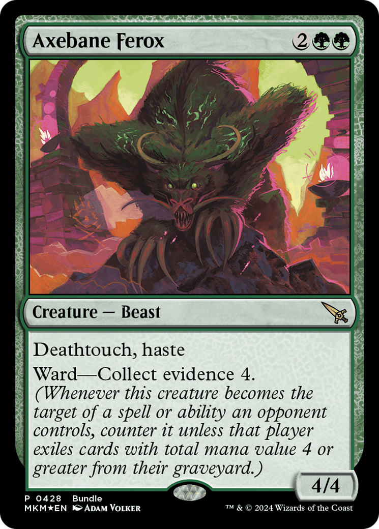 Axebane Ferox [Murders at Karlov Manor Promos] | Odin's Place