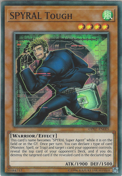 SPYRAL Tough [OP07-EN005] Super Rare | Odin's Place