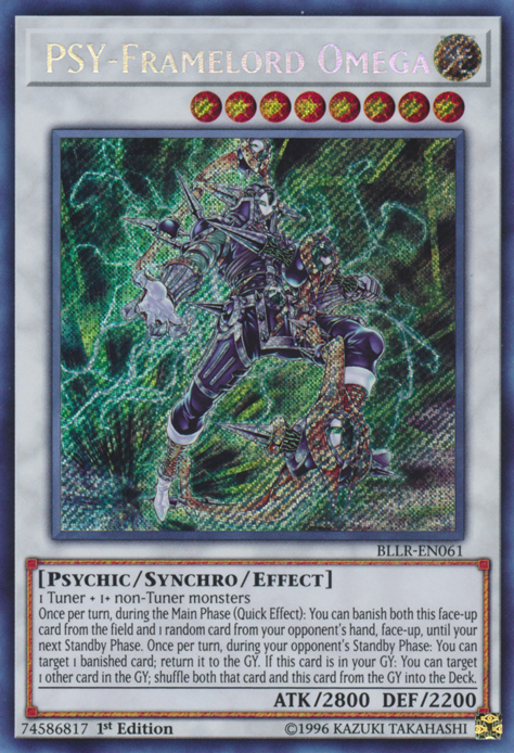 PSY-Framelord Omega [BLLR-EN061] Secret Rare | Odin's Place