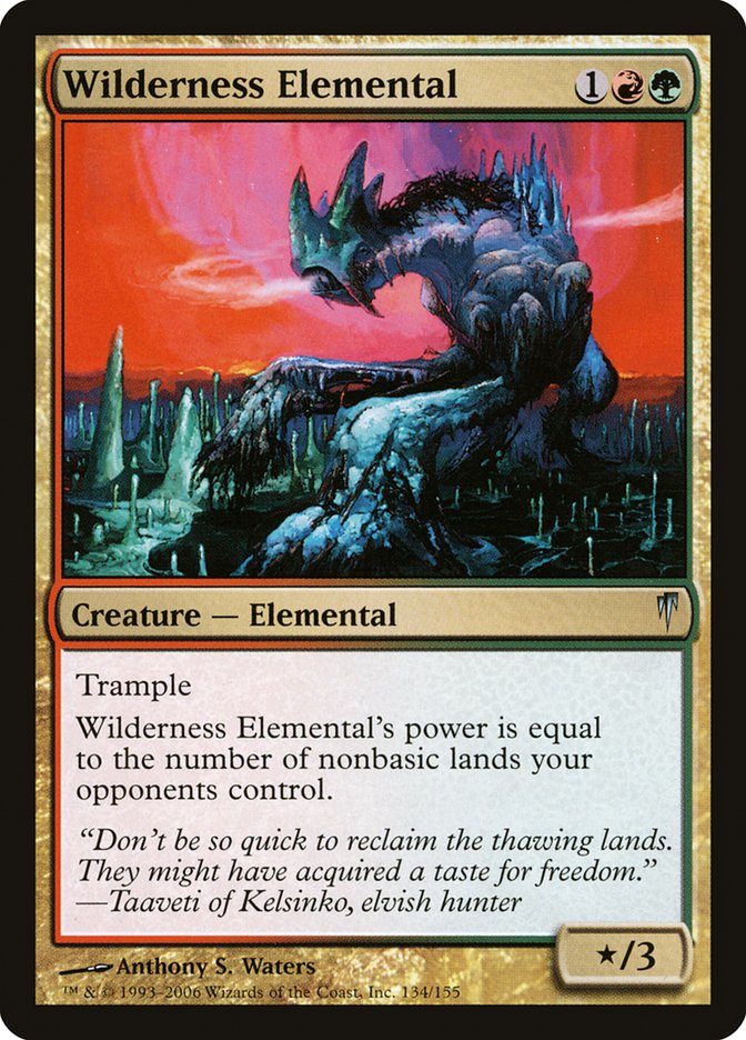 Wilderness Elemental (134) [Coldsnap] | Odin's Place