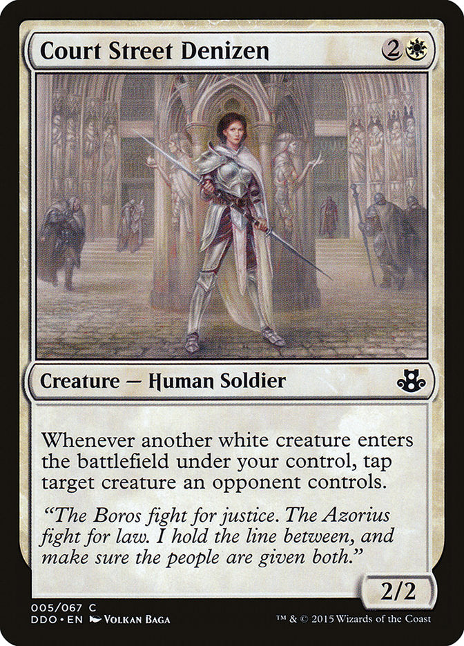 Court Street Denizen (5) [Duel Decks: Elspeth vs. Kiora] | Odin's Place