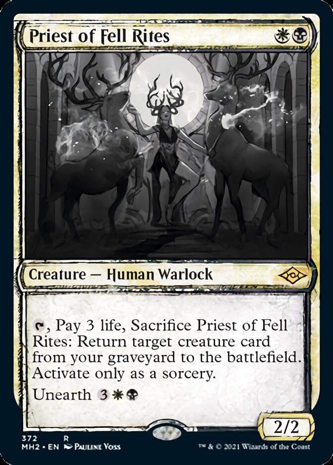 Priest of Fell Rites (Sketch) [Modern Horizons 2] | Odin's Place