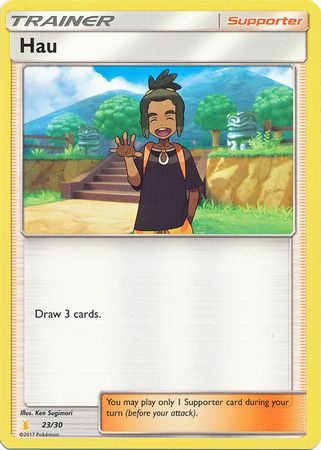 Hau (23/30) [Sun & Moon: Trainer Kit - Alolan Raichu] | Odin's Place