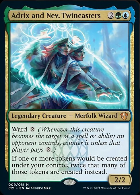 Adrix and Nev, Twincasters [Commander 2021] | Odin's Place