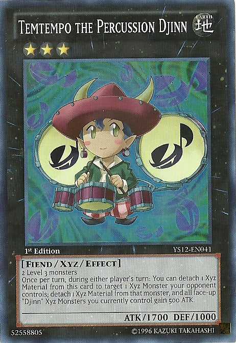 Temtempo the Percussion Djinn [YS12-EN041] Super Rare | Odin's Place