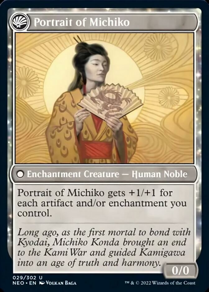 Michiko's Reign of Truth // Portrait of Michiko [Kamigawa: Neon Dynasty] | Odin's Place