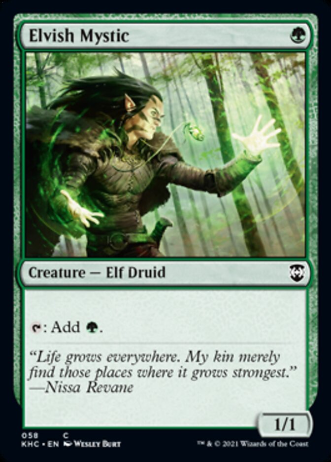Elvish Mystic [Kaldheim Commander] | Odin's Place